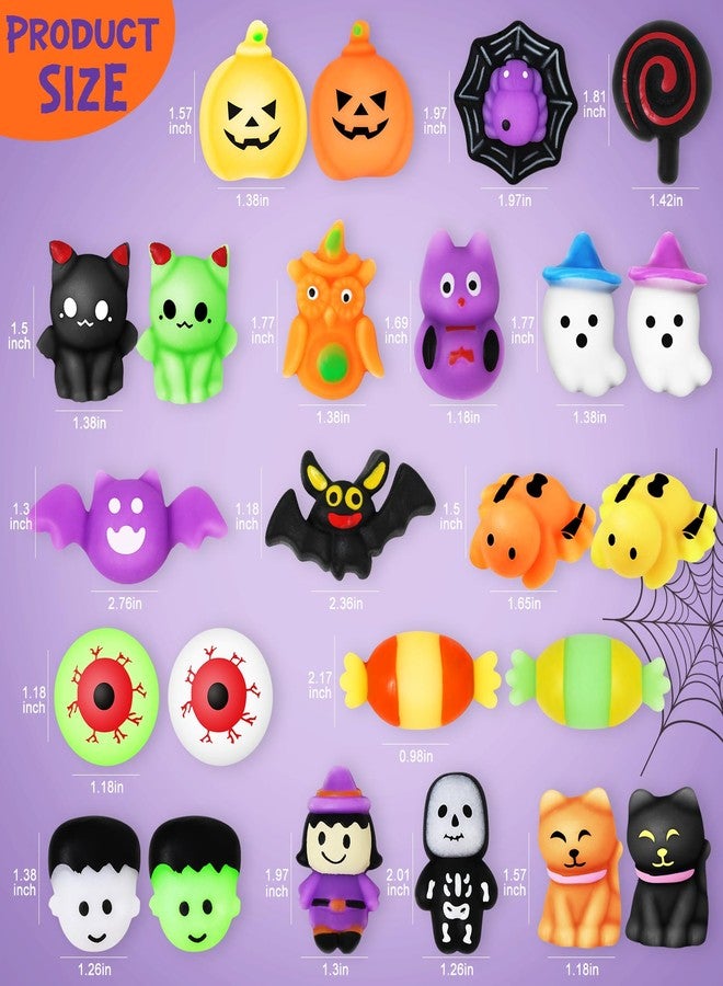 AuroTops 24 PCS Halloween Squishy Toys for Kids Halloween Party Favors Classies Character Squeeze Toys for Trick or Treat Gifts Bulk,Goodie Bags Stuffers for Kids Treat Bags Gifts Classroom Rewards - Image 2